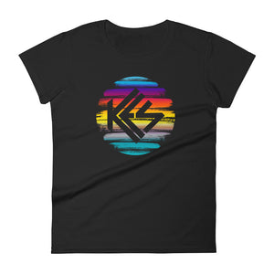 Sunset Kes Logo Ladies T-Shirt - Kes Official Online Store