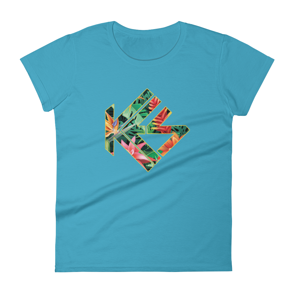 Tropical Kes Logo Ladies T-Shirt - Kes Official Online Store